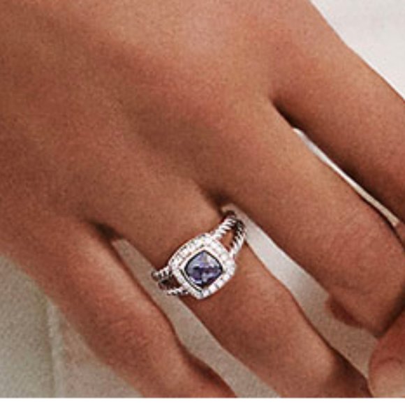 David Yurman Petite Albion Ring Diamonds - Picture 5 of 10